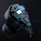 G08ENCワイヤレスBluetoothイヤフォンBluetooth5.0防水イヤフォン、ゲーム、仕事、スポーツ、スマートコールノイズリダクション、ホワイト