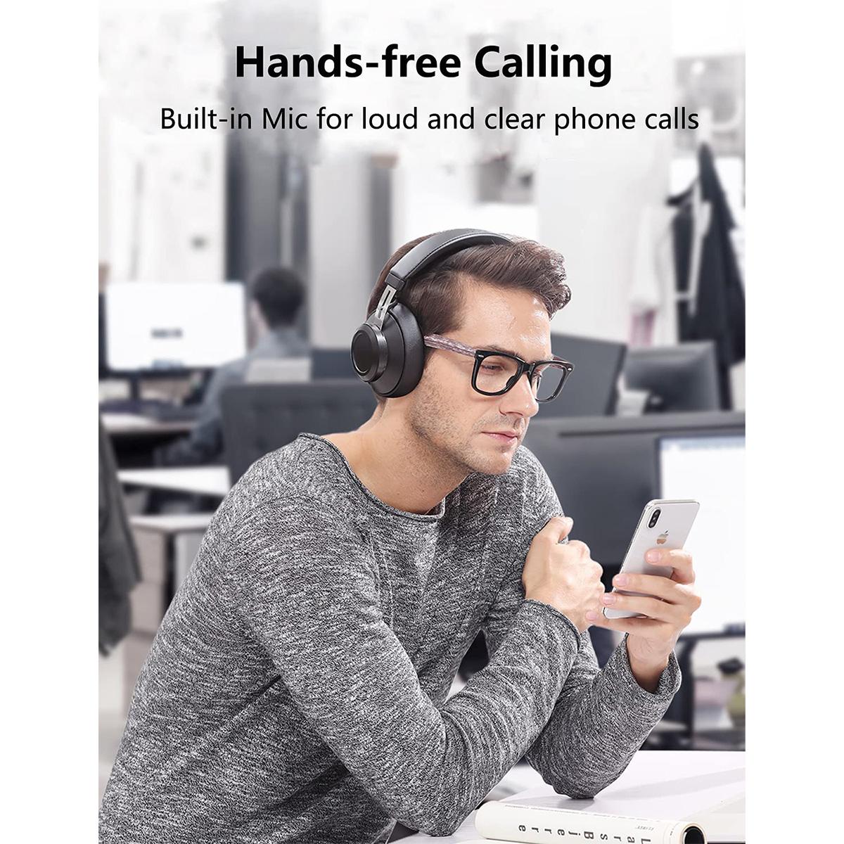 Bluedio BT5 Wireless Headphones Stereo Bluetooth Headphones with Built-in Microphone for Phone Computer TV Laptop Travel and Work