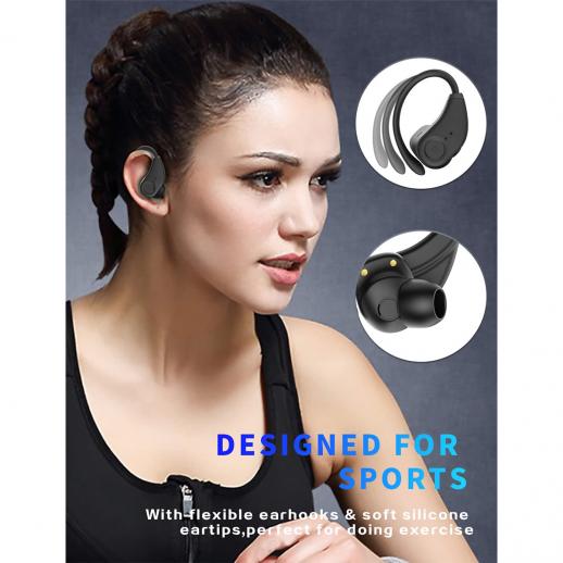 CRSCN Bluetooth 4.1 SD6 Magnetic Wireless Stereo Earbuds With Microphone