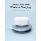 Bluedio Ei Bluetooth Wireless Earbuds Wireless Headphones In-Ear Headphones with Charging Case, 40H Playtime, Car Headphones with Built-in Microphone Supports Wireless Charging,  for Sports/Work, White