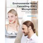 Bluedio Ei Bluetooth Wireless Earbuds Wireless Headphones In-Ear Headphones with Charging Case, 40H Playtime, Car Headphones with Built-in Microphone Supports Wireless Charging,  for Sports/Work, White