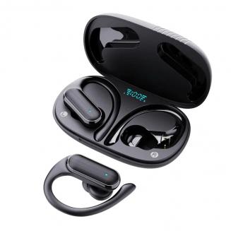 Fones de ouvido intra-auriculares sem fio BT 5.0 Fones de ouvido esportivos  leves para iOS/Android Som estéreo Hi-Fi, rosa