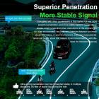 EJEAS Q8 외계인 블루투스 인터콤, 새로운 Mesh 3.0 그룹 인터콤, 6명의 외계인이 동시에 통화 가능, 음악 공유 및 채널 전환(1팩)