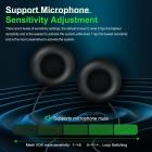 EJEAS Q8 외계인 블루투스 인터콤, 새로운 Mesh 3.0 그룹 인터콤, 6명의 외계인이 동시에 통화 가능, 음악 공유 및 채널 전환(1팩)