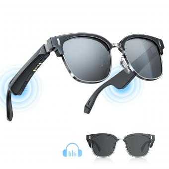 K F Concept Bluetooth Sunglasses with Speakers Polarized Lens UV400 Protection 6H Battery