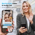 Real-Time Translator Earbuds, 2-Way Simultaneous Interpretation, 150 Languages/Accents, Free Offline Translation, 6 Modes, Video Call Translation, Open-Ear, ENC, For Global Travel, Kentfaith