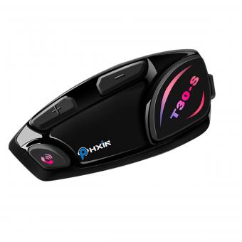 Motocicleta Bluetooth Headset Conectar a 2 Dispositivos Hands-Free Chamada / Música