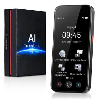 Offline Voice Translator Device with 144 Languages, 5" Touch Screen & ChatGPT Integrated