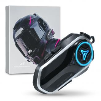 2 Riders Intercom Capacete de Motocicleta Bluetooth Headset com Áudio Multitarefa Compartilhamento de Música