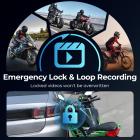 バイク用ヘルメットヘッドセット＆バイクダッシュカムコンボ、2人用Bluetoothインターホン、無制限グループAPPインターホン、Bluetooth 5.4、2K解像度のバイクダッシュカム、140°広角、WiFiコントロール、USB電源、Kentfaith