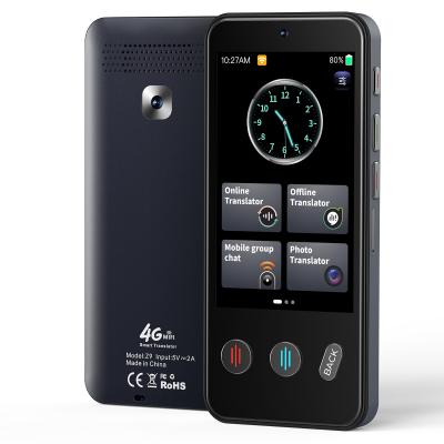 Voice Translator Device 142 Languages Offline & Online, Support WiFi & Global 4G Internet Connection for Business, Travel, Study Kentfaith