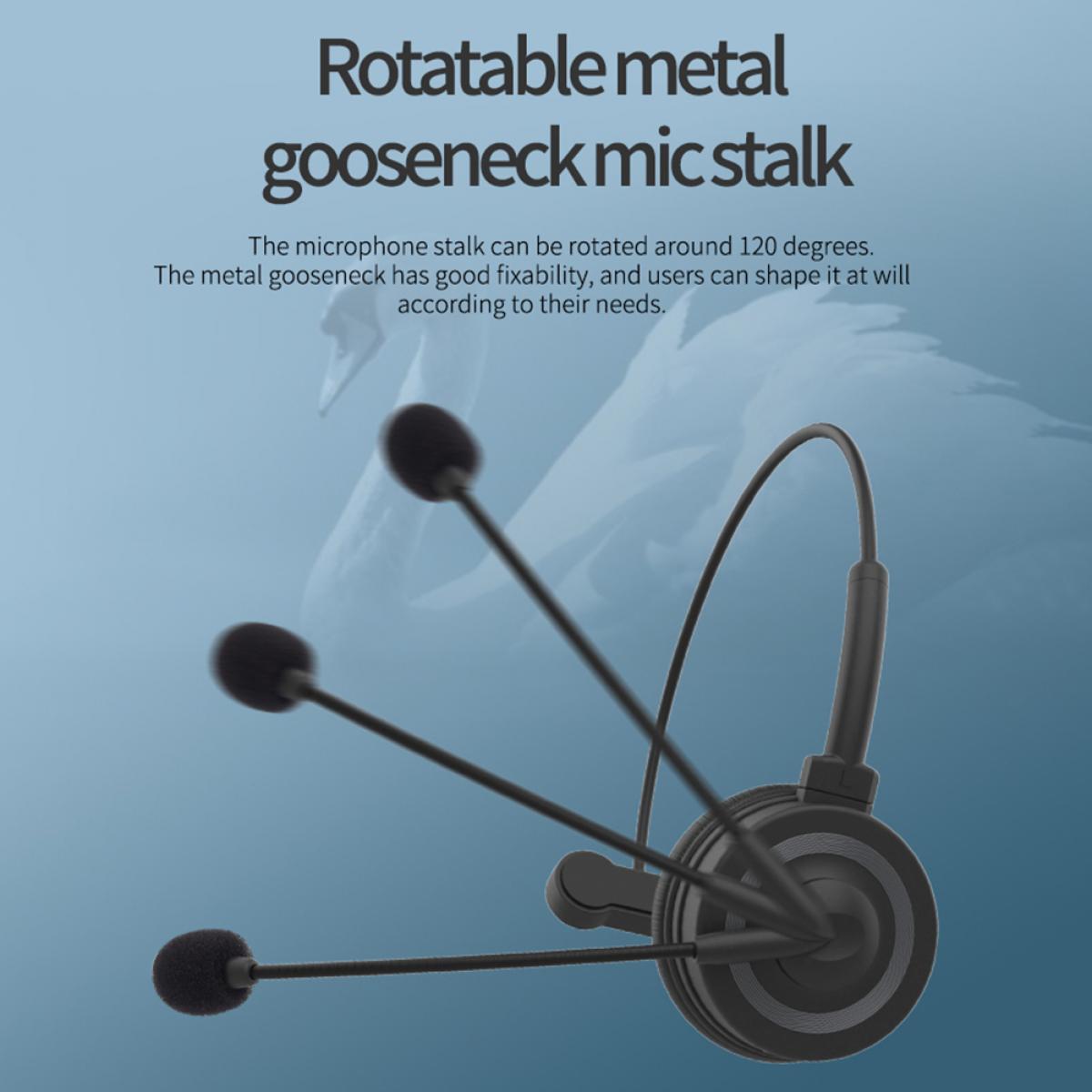 Business Bluetooth Headset with Mic, V5.0 Wireless Bluetooth Headset