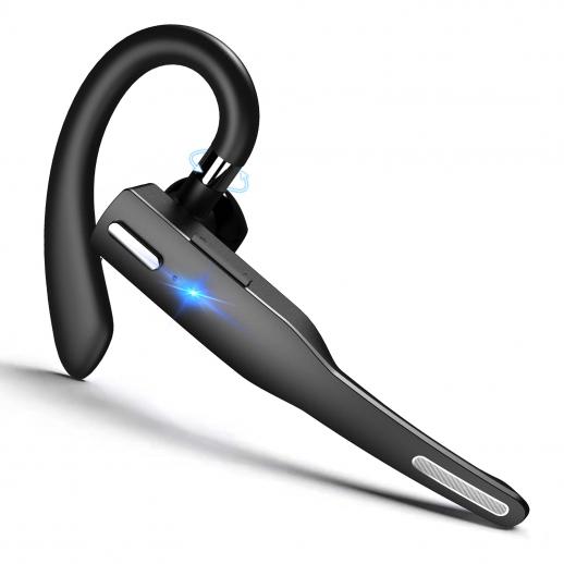 Bluetooth Headset for Mobile Phone Wireless Headset with Microphone Bluetooth Headset 5.1 Hands-free Headset CVC8.0 Compatible with iPhone Android Business Driving - KENTFAITH