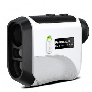 KM-F800H 6.5x Golf Rangefinder, High Precision 800m Rechargeable Laser Hunting Rangefinder with Slope, Flagpole Lock, for Golf, Hunting and Measuring