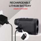 KM-J1200H 1200m Golf Rangefinder with LCD HD Touch Screen, High Accuracy Rechargeable Laser Hunting Rangefinder, 6.5x Magnification