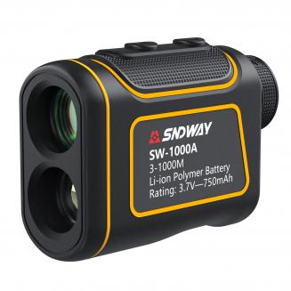 SNDWAY SW-600A Golf Rangefinder Distance / Angle / Height / Speed Measuring, Flagpole Locking, Support Naked Eye Focusing 600m Measuring Distance