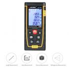 SNDWAY SW-TG100 laser rangefinder 330ft/100M, portable handle digital measuring tool rangefinder supports area measurement volume measurement 30 groups of data storage 2 horizontal bubbles IP54 waterproof