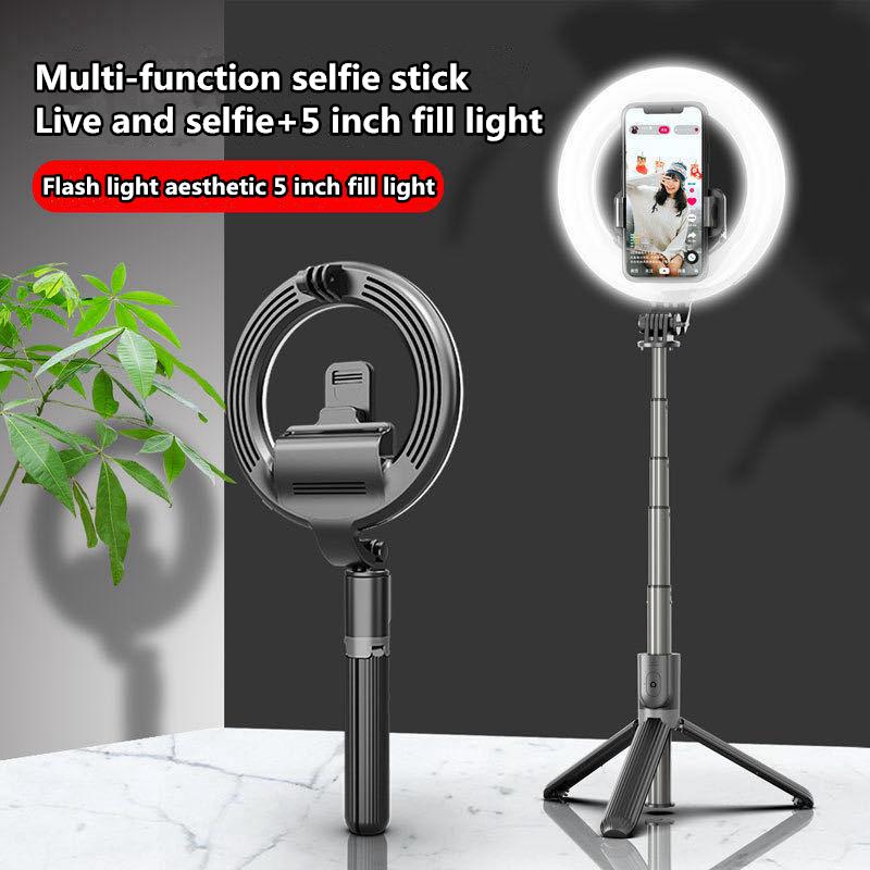 Smartphone Gimbal Stabilizer with Detachable Fill Light, Retractable  Wireless Selfie Stick and Tripod, Multifunctional Detachable Remote  Control, 360° Auto Rotation, Compatible with iPhone Android - KENTFAITH