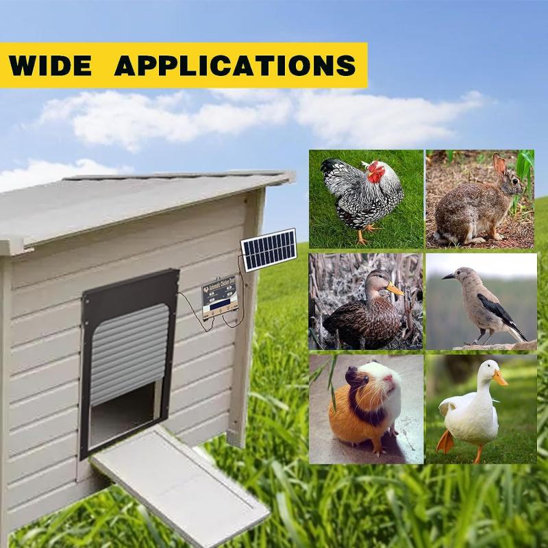 how to make a chicken coop automatic door 2