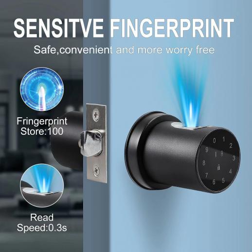 thumbnail image 2 of Sherlock S2 Smart Door Lock Home Keyless Lock Fingerprint + Password 2 of 10