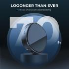 4G Cellular Security Camera & Mini Voice Recorder Magnetic Kit, 2K Dual Lens 6X Optical Zoom Camera with 360 PIR Motion Detection, 800H Voice-Activated Recorder with Noise Cancelling 64G, Kentfaith