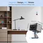 4G Cellular Security Camera & Mini Voice Recorder Magnetic Kit, 2K Dual Lens 6X Optical Zoom Camera with 360 PIR Motion Detection, 128G 1600H Voice-Activated Recorder with Noise Cancelling, Kentfaith