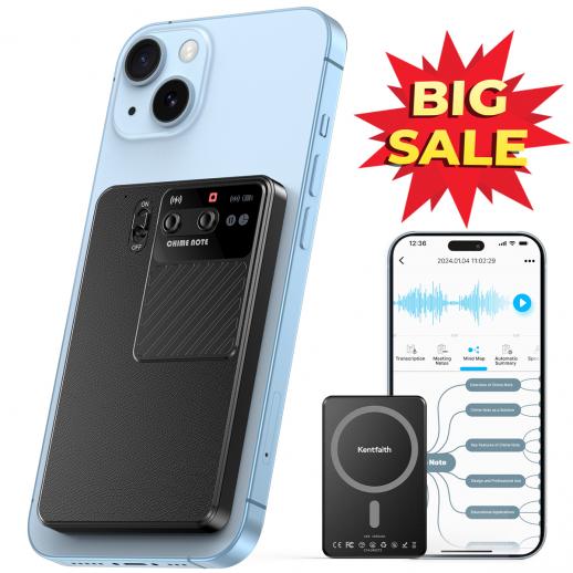 thumbnail image 2 of AI Voice Recorder 64GB Audio Recorder App Control Intelligent Stt Engine Real Time Transcribe And Translate Summarize Empowered By Chatgpt Support 60 Languages Compatible With Ios I.52659110 2 of 10
