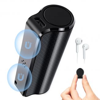 Mini Digital Voice Recorder with 1000H Battery Life, Voice Activated Audio Recorder with Playback, DSP Noise Reduction, Magnetic & Portable, 128GB, for Meetings, Lectures, Classroom, Kentfaith