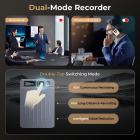 AI Voice Recorder & Note Taker with Transcribe & Voice-to-text for Meetings, Calls, Business with Summarize & 90+ Language Translation, App Control with iPhone, Android