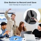 128G 소형 디지털 보이스 레코더, 초장시간 1000시간 연속 녹음, 음성 활성화 및 자석 기능, Kentfaith