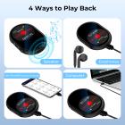 128G Mini Grabadora de Voz con Grabación Ultra-larga de 1600H, Activación por Voz & Reducción de Ruido DSP, Conferencia/Conferencia/Aula de Aprendizaje, Regalo Portátil para Llavero, Kentfaith