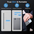 Grabadora de Voz con IA, Transcripción, Resumen y Traducción con IA, Control de Aplicación, Tomador de Notas para Reuniones y Llamadas, Compatible con 100 Idiomas, Ultra Delgado con Pantalla InstantView, Incluye Funda, Kentfaith