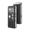 Digital stemmeopptak med 64Gb Oppbevaring, 1536 kbps, stemme aktivert & linje-in-Record, 85H batteriliv, oppbevares 800 timer med opptak, #
