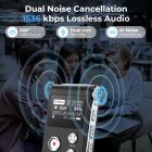 Digital Voice Recorder with 64Gb Storage, 1536 kbps, Voice Activated & Line-in Record, 85H Battery Life, Stores 800 Hours of Recording, Kentfaith