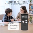 Digital Voice Recorder with 64Gb Storage, 1536 kbps, Voice Activated & Line-in Record, 85H Battery Life, Stores 800 Hours of Recording, Kentfaith