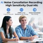 AI Voice Recorder, Recording Device with App Control, Support 134 Languages AI Transcribe, Summarize & Mind-map , 64GB AI Noise Cancellation for Lectures, Meetings, Calls, Interview, Kentfaith