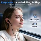 AI Voice Recorder, Recording Device with App Control, Support 134 Languages AI Transcribe, Summarize & Mind-map , 64GB AI Noise Cancellation for Lectures, Meetings, Calls, Interview, Kentfaith