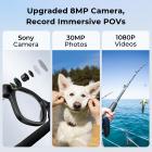 카메라 탑재 스마트 안경, 8MP 소니 센서, 30MP 사진 & 1080P 동영상 촬영, 3600mAh 충전 케이스, 선명한 음악 & 통화, Kentfaith