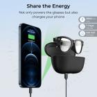 카메라 탑재 스마트 안경, 8MP 소니 센서, 30MP 사진 & 1080P 동영상 촬영, 3600mAh 충전 케이스, 선명한 음악 & 통화, Kentfaith