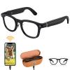 Smart Glasses with Camera, Capture 1200P Videos in POV, 30MP Photos, with 8MP Sony Camera, 3600mAh Charging Case with Display, EIS Stabilization, Photochromic Lenses, Kentfaith