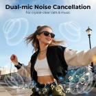 카메라 탑재 스마트 안경, POV로 1200P 동영상 촬영, 30MP 사진, 8MP 소니 카메라, 디스플레이 장착 3600mAh 충전 케이스, EIS 안정화, 포토크로믹 렌즈, Kentfaith