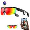 Recording Sunglasses with 8MP Sony Camera, Records 1200P 30fps Videos, 32MP Photos, Dual Stabilization, Dual-mic Noise Cancellation, UV 400 Protection, Kentfaith