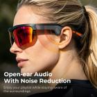 Recording Sunglasses with 13MP Sony Camera, 110-degree Wide Angle, EIS Stabilization, Anti-glare Lenses, 165 Languages Translation, for Cycling, Hiking, Fishing, Kentfaith