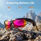 Recording Sunglasses with 13MP Sony Camera, 110-degree Wide Angle, EIS Stabilization, Anti-glare Lenses, 165 Languages Translation, for Cycling, Hiking, Fishing, Kentfaith