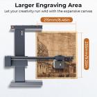 10W Metal Laser Engraving Machine with Air Assist 0.01mm Spot 600mm/min Speed