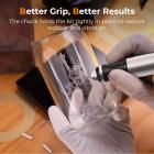 Cordless Engraving Pen with 3 Speeds, 57-in-1 Kit with 30 Bits, 16 Stencils, 6 Grinding Stones, 3 Cutting Wheels, for Rocks, Wood, Glass, etc. Kentfaith