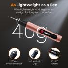 Cordless Engraving Pen with 3 Speeds, 57-in-1 Kit with 30 Bits, 16 Stencils, 6 Grinding Stones, 3 Cutting Wheels, for Rocks, Wood, Glass, etc. Kentfaith