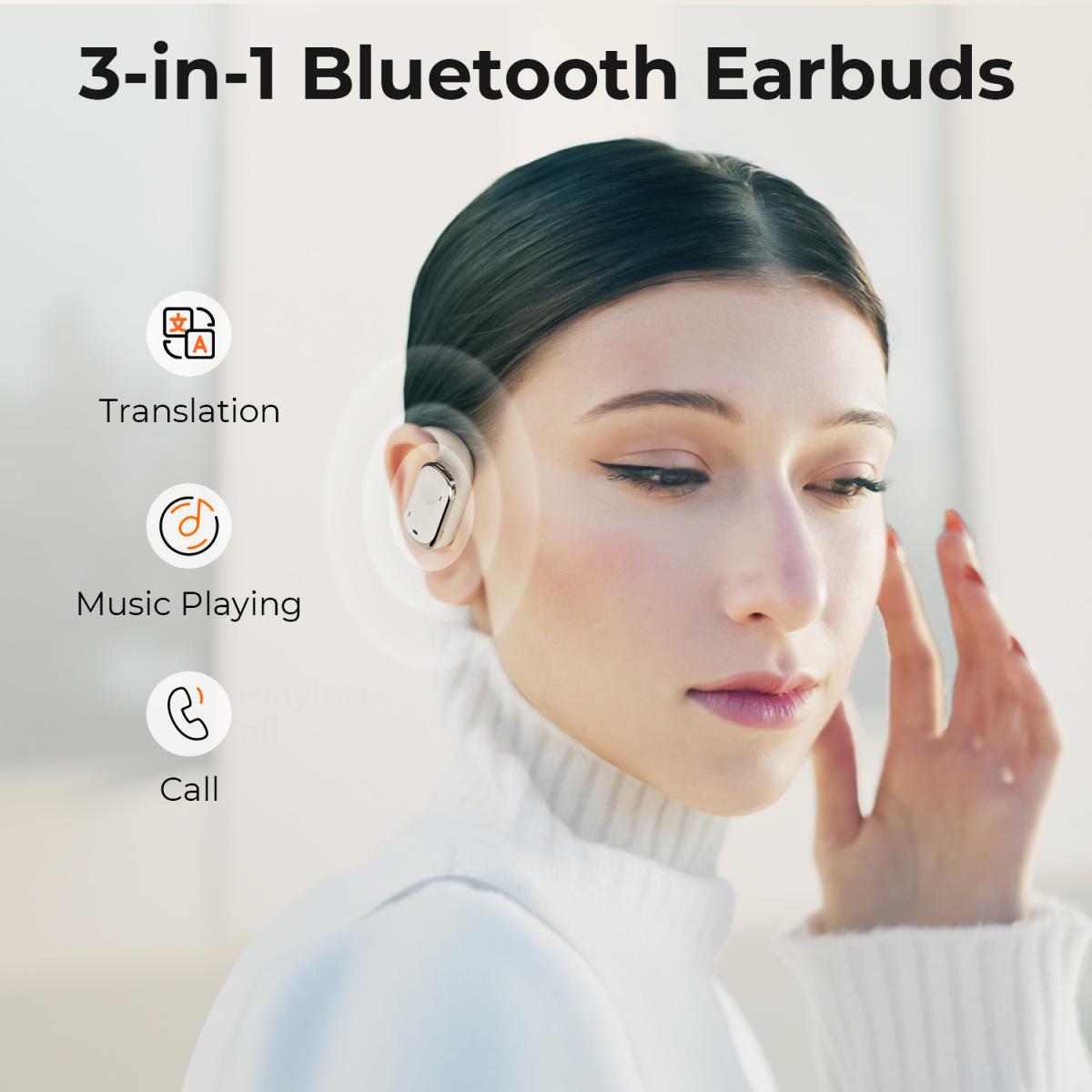 RealTime Translation Earbuds 2Way 150 Languages & Accents OpenEar