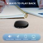 Mini Voice Recorder, Sound-activated & Magnetic, 128 GB 1600H Capacity with AI Noise Cancelling Kentfaith