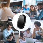 Mini Voice Recorder, Sound-activated & Magnetic, 128 GB 1600H Capacity with AI Noise Cancelling Kentfaith